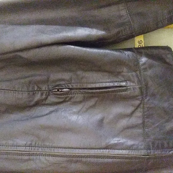 Black Leather Jacket by Kenneth Cole, Ladies size S - Picture 7 of 8
